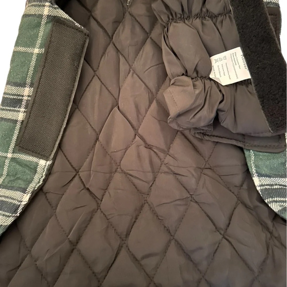 NWT Waterproof Windproof Reversible British Style Plaid Dog Vest Winter Coat - Picture 4 of 9